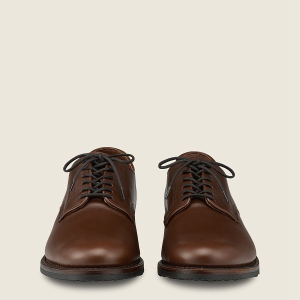 Red Wing Oxford Mens Dark Brown - Williston - Featherstone Leather - 8762394-KE